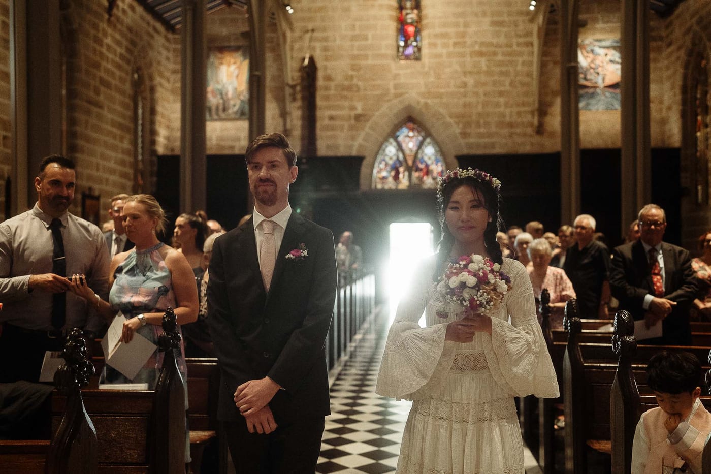 Chris and Kim's Timeless Wedding at Christ Church St Laurence