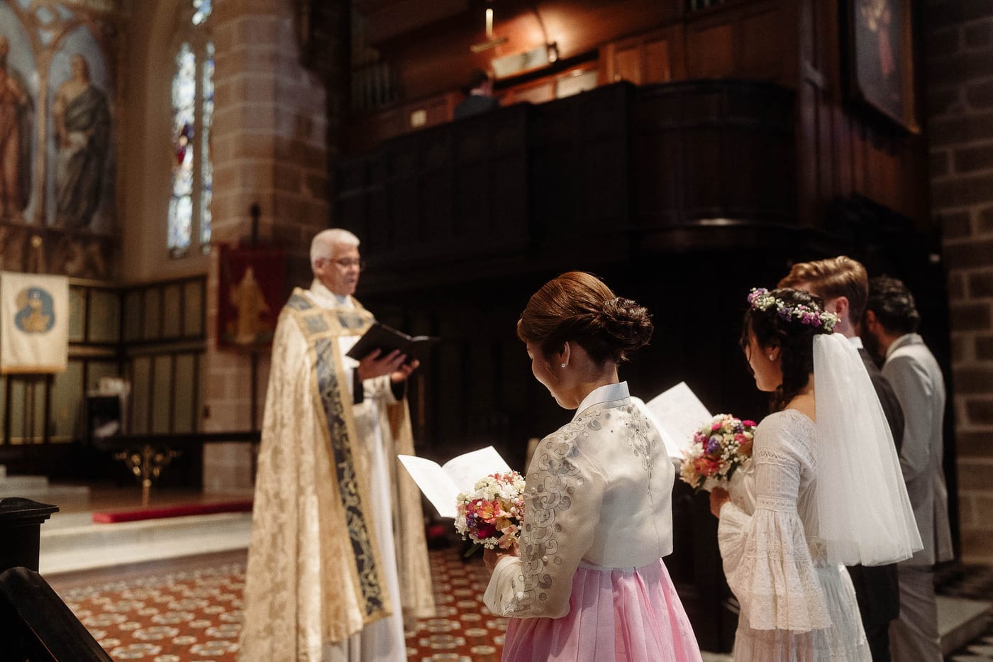 Chris and Kim's Timeless Wedding at Christ Church St Laurence