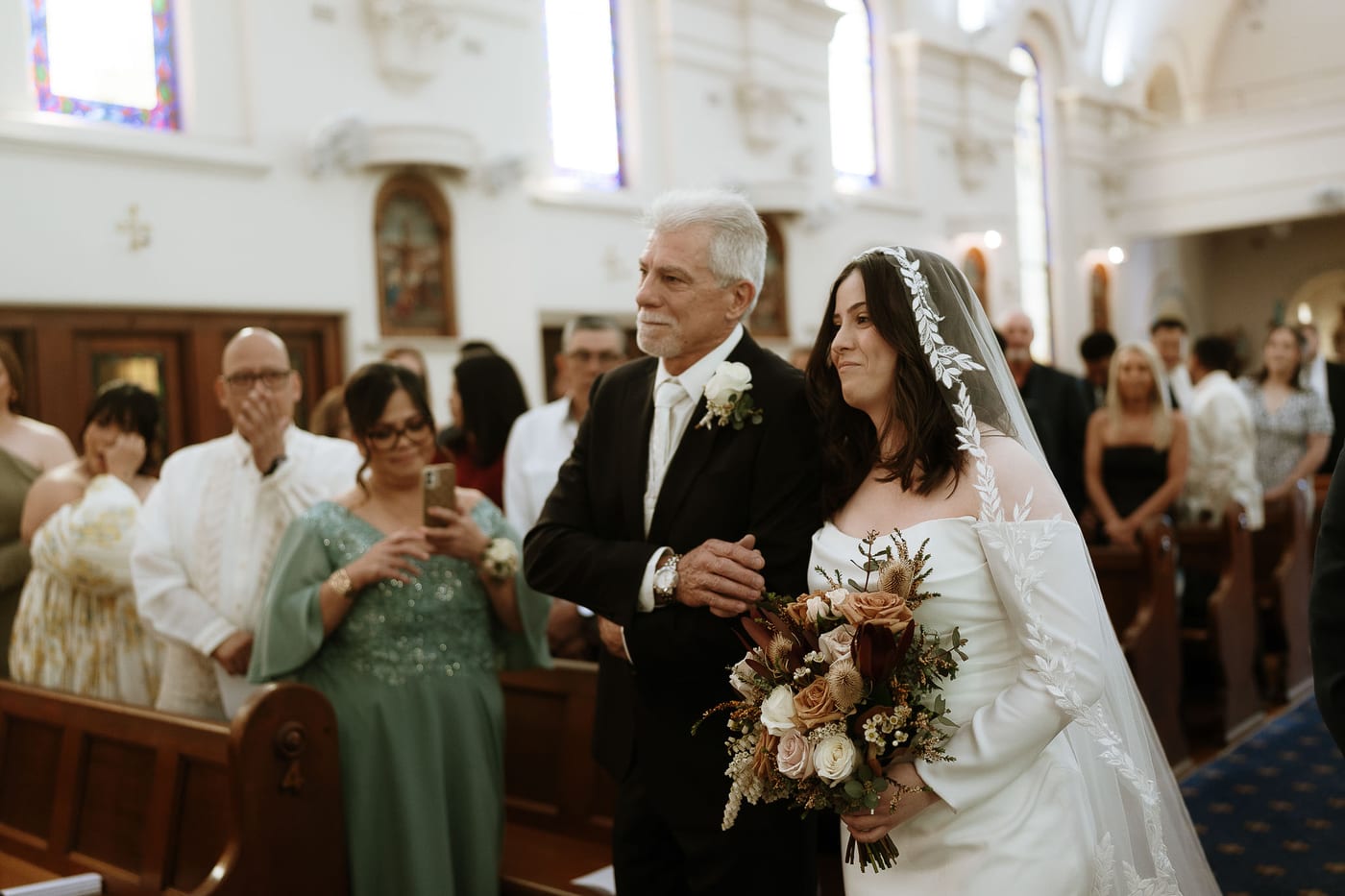 Mikaela and Darren's Elegant Wedding at St Francis Xavier Church and The Grounds of Alexandria