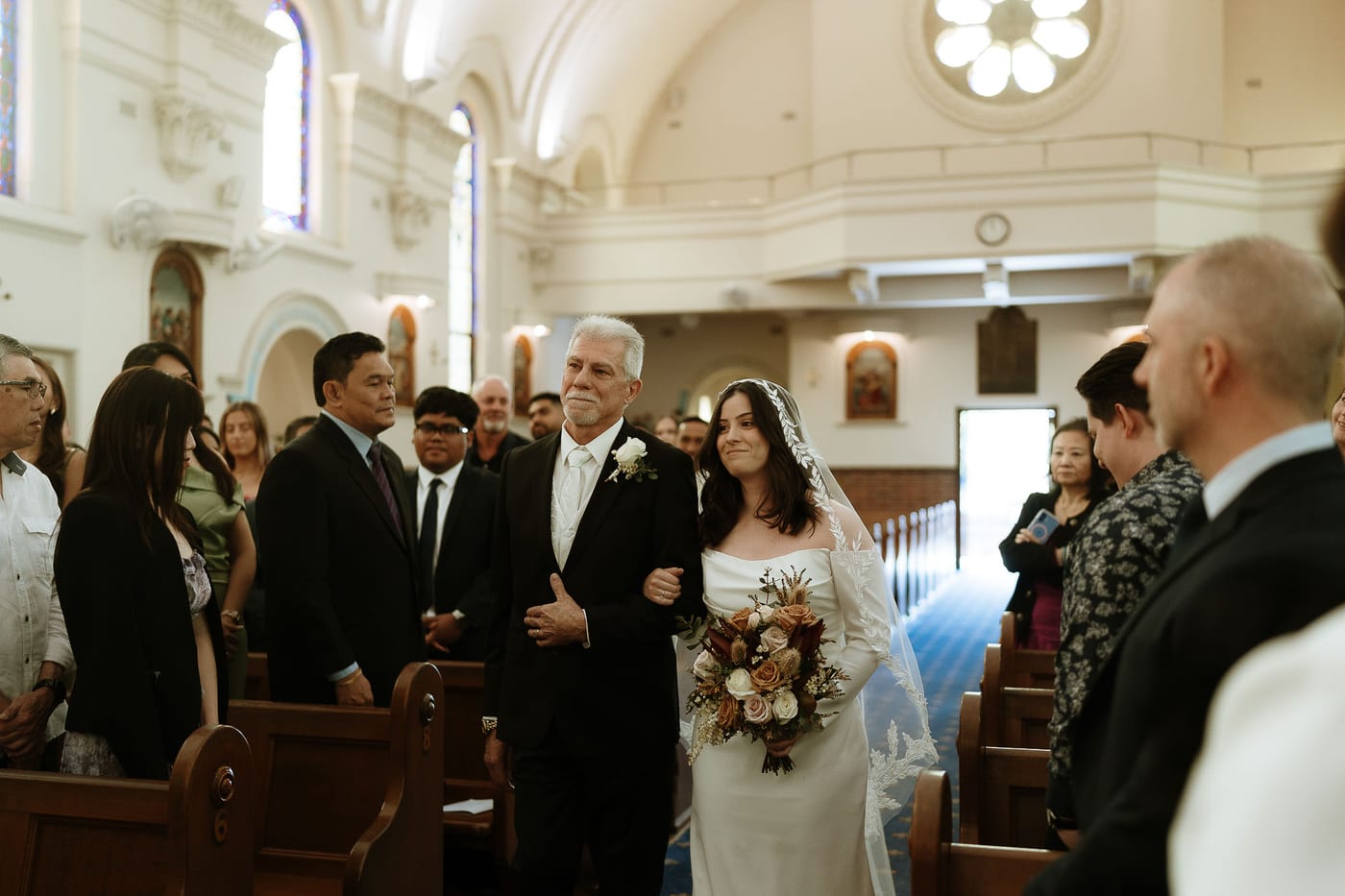 Mikaela and Darren's Elegant Wedding at St Francis Xavier Church and The Grounds of Alexandria