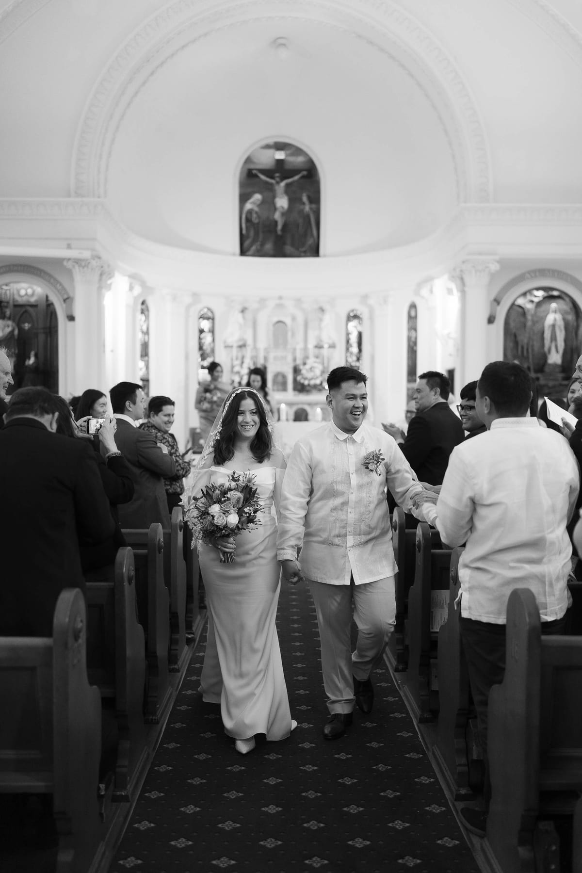 Mikaela and Darren's Elegant Wedding at St Francis Xavier Church and The Grounds of Alexandria
