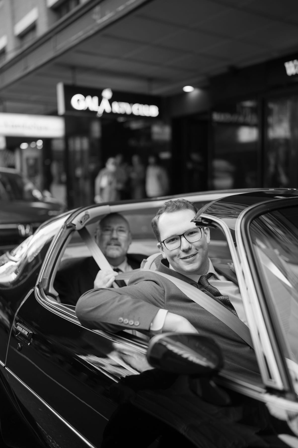 Hayden and Emma's Sydney Wedding Featuring Vintage Cars and Reception at Tanuki Restaurant