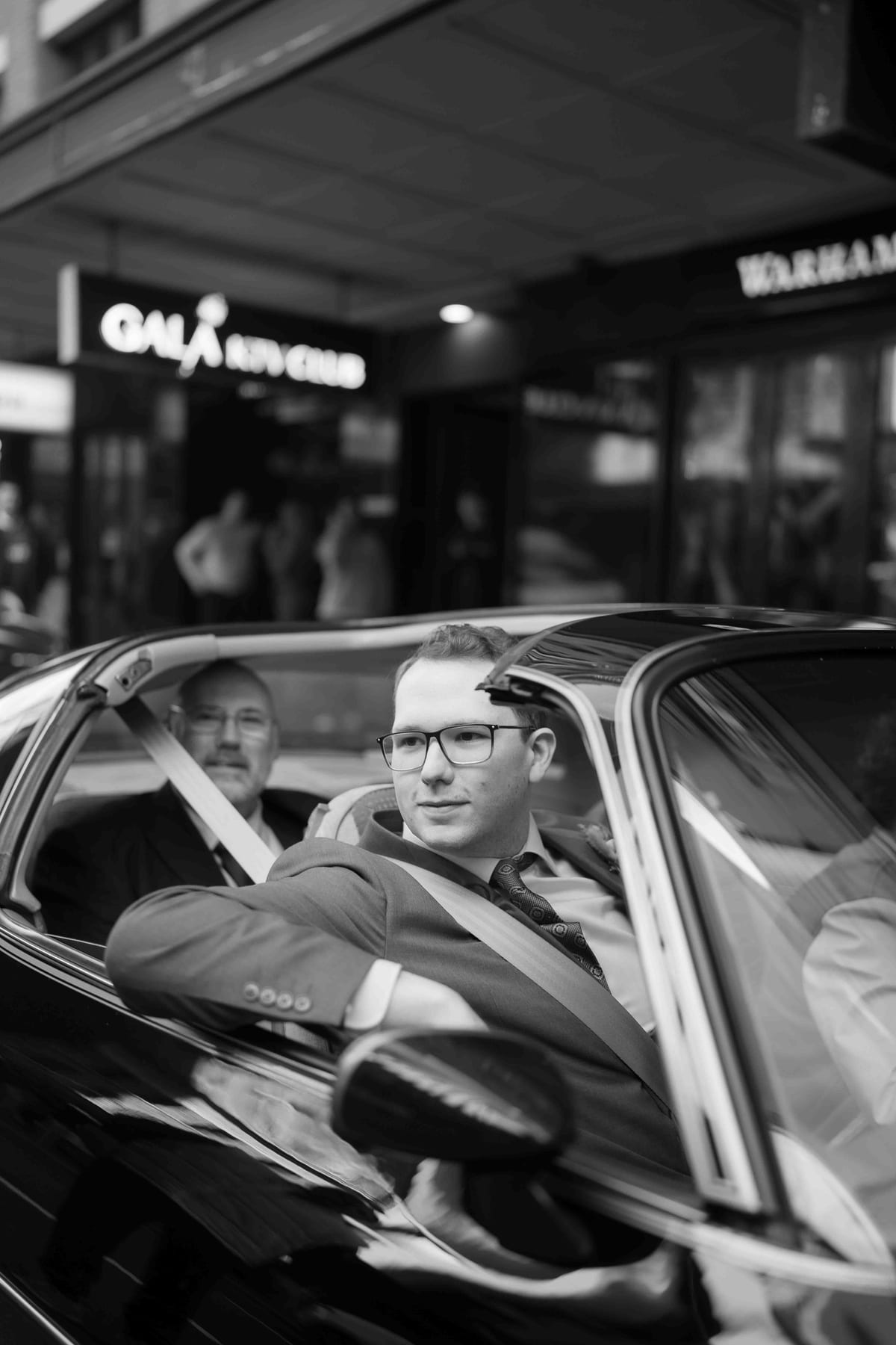 Hayden and Emma's Sydney Wedding Featuring Vintage Cars and Reception at Tanuki Restaurant