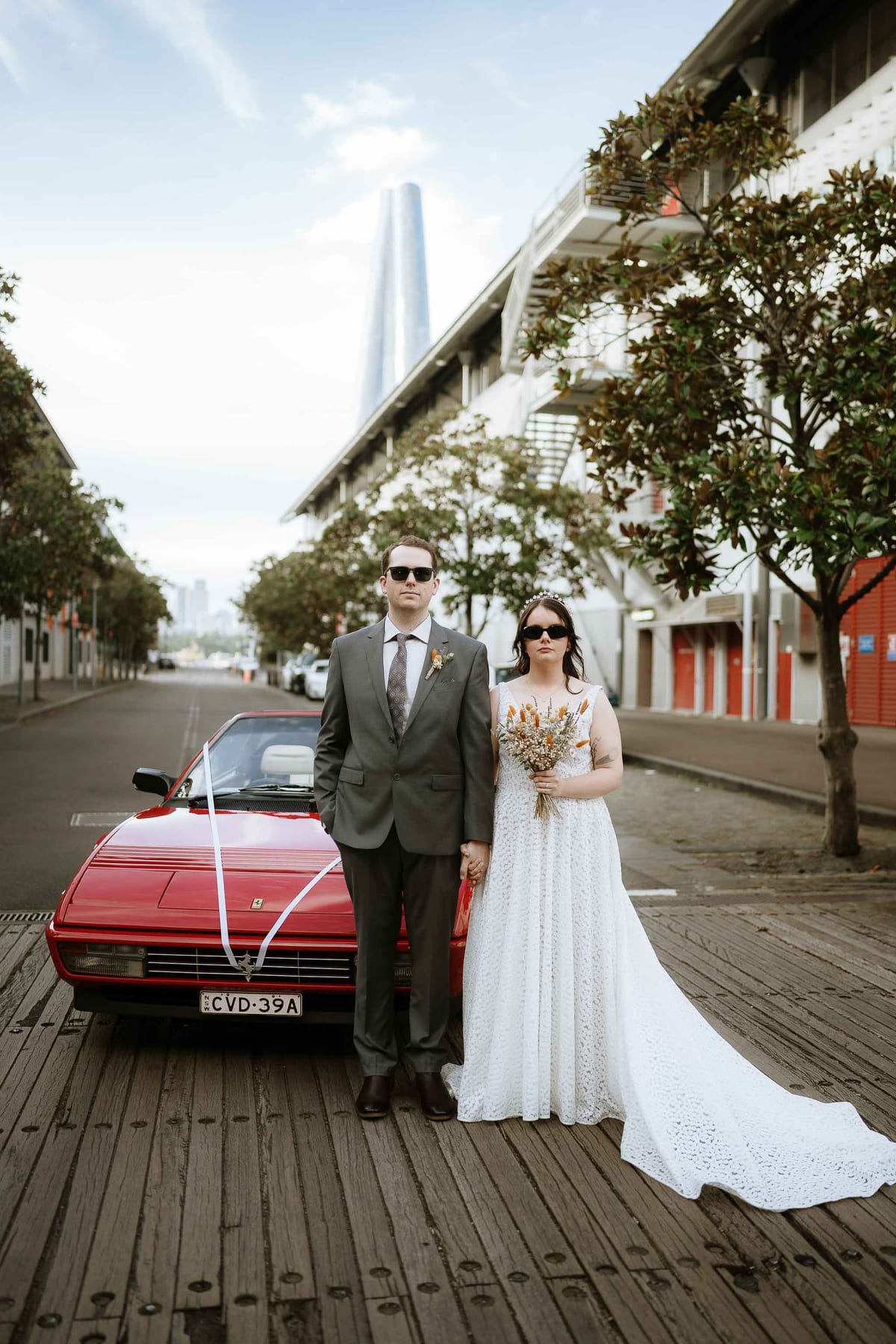 Hayden and Emma's Sydney Wedding Featuring Vintage Cars and Reception at Tanuki Restaurant