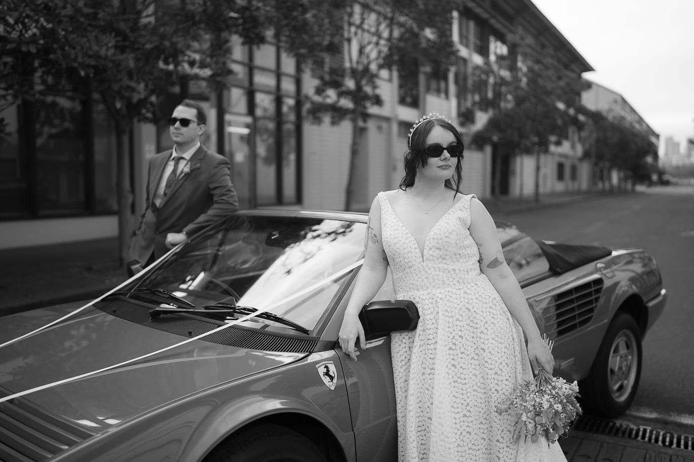Hayden and Emma's Sydney Wedding Featuring Vintage Cars and Reception at Tanuki Restaurant
