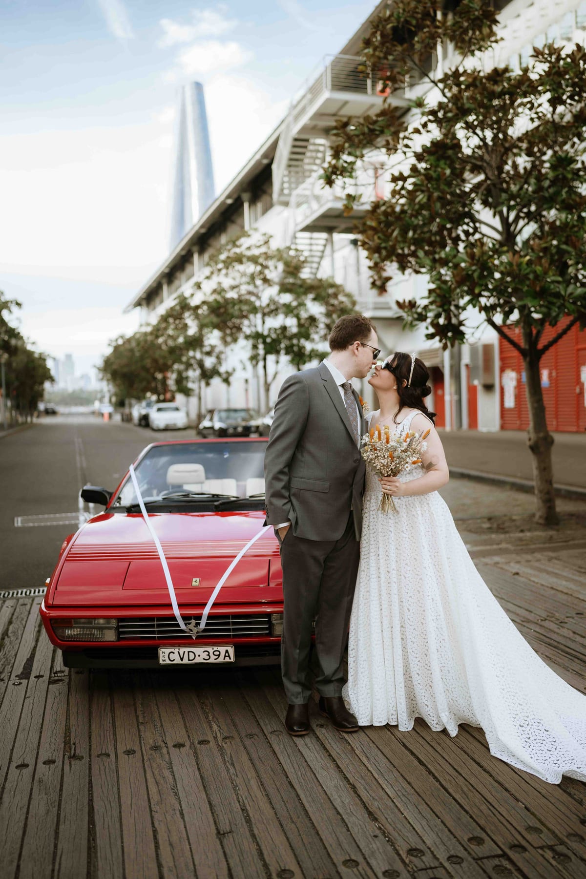 Hayden and Emma's Sydney Wedding Featuring Vintage Cars and Reception at Tanuki Restaurant