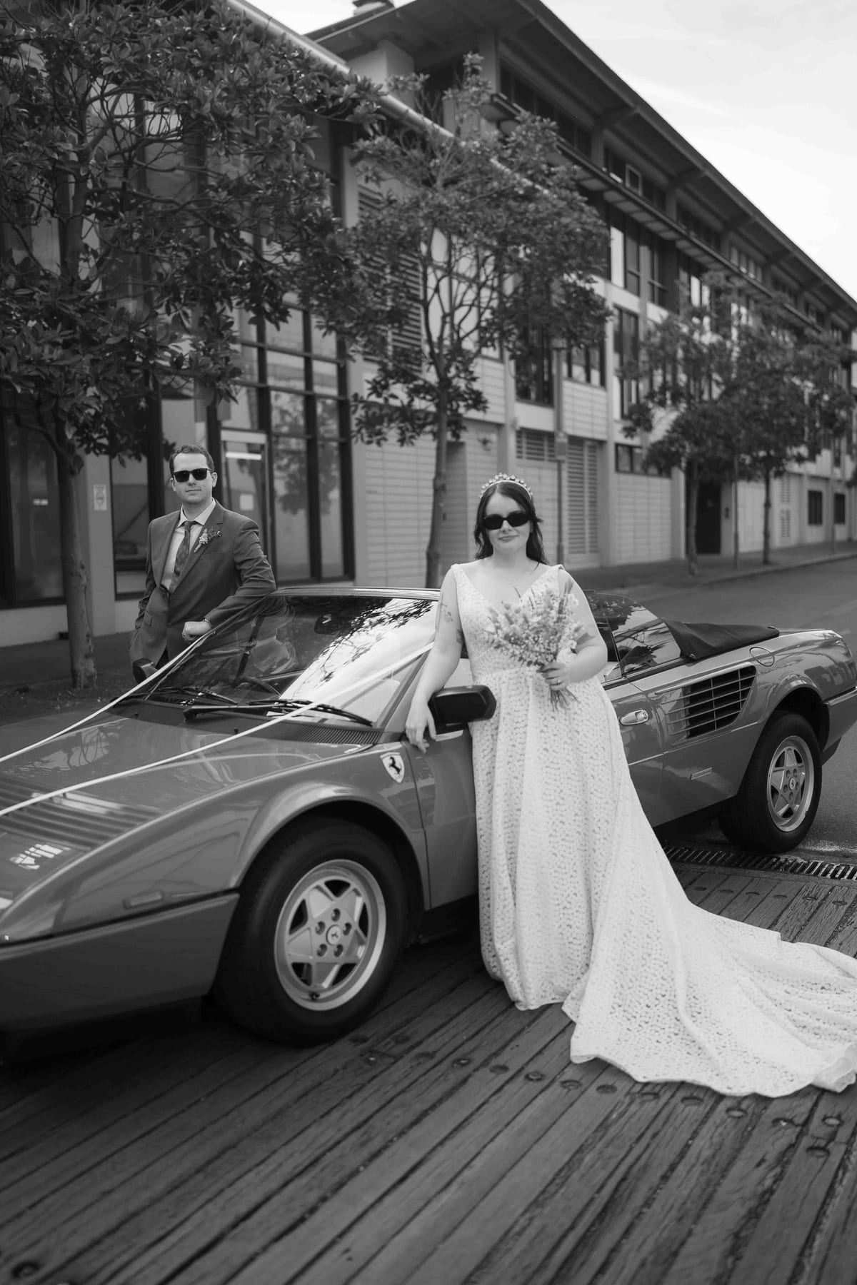 Hayden and Emma's Sydney Wedding Featuring Vintage Cars and Reception at Tanuki Restaurant