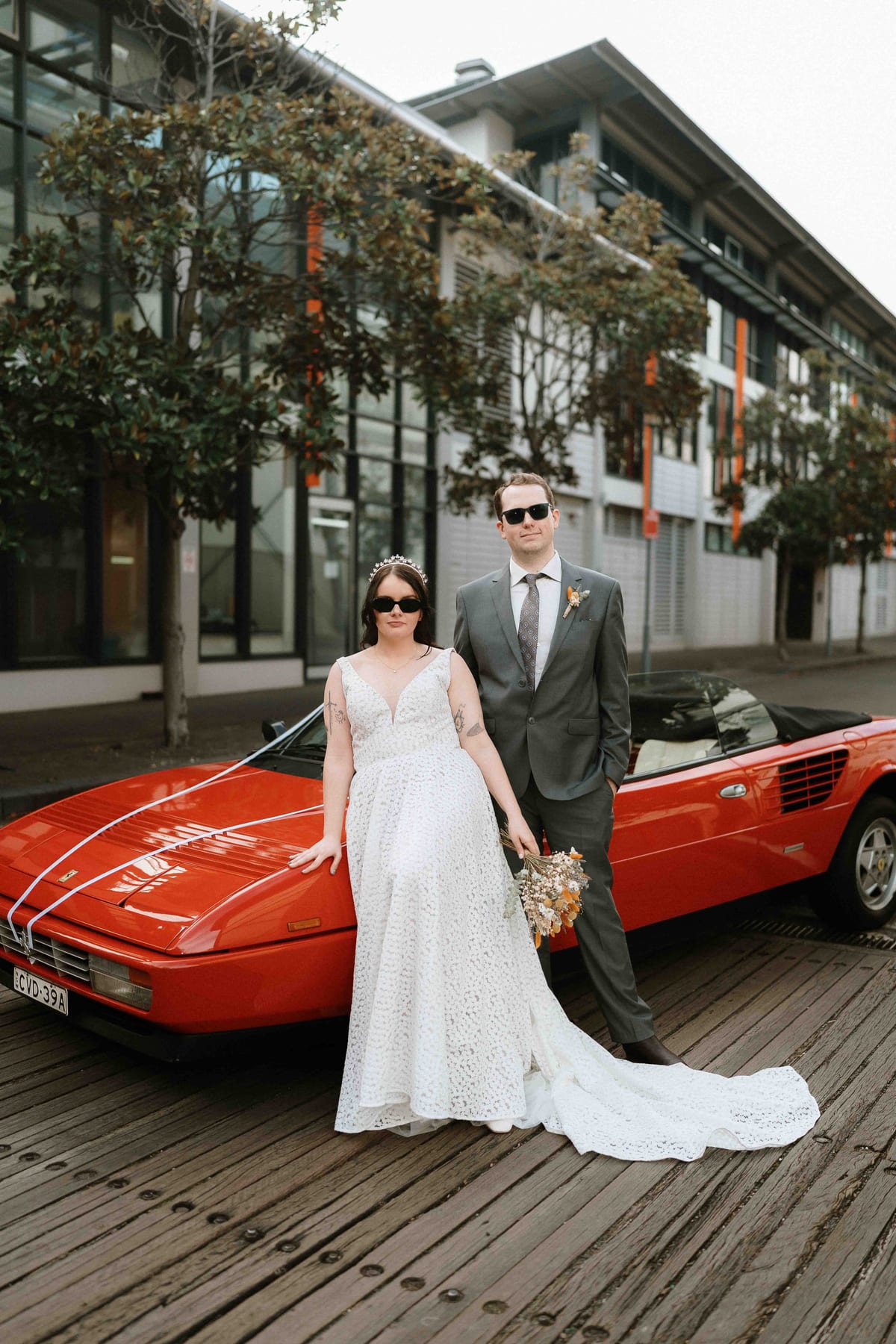 Hayden and Emma's Sydney Wedding Featuring Vintage Cars and Reception at Tanuki Restaurant