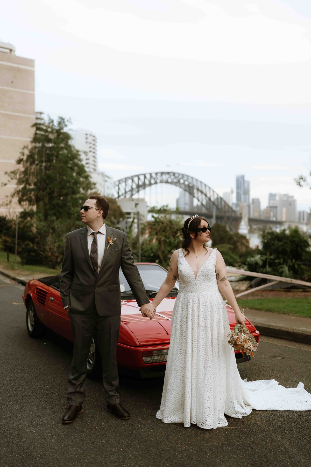 Hayden and Emma's Sydney Wedding Featuring Vintage Cars and Reception at Tanuki Restaurant