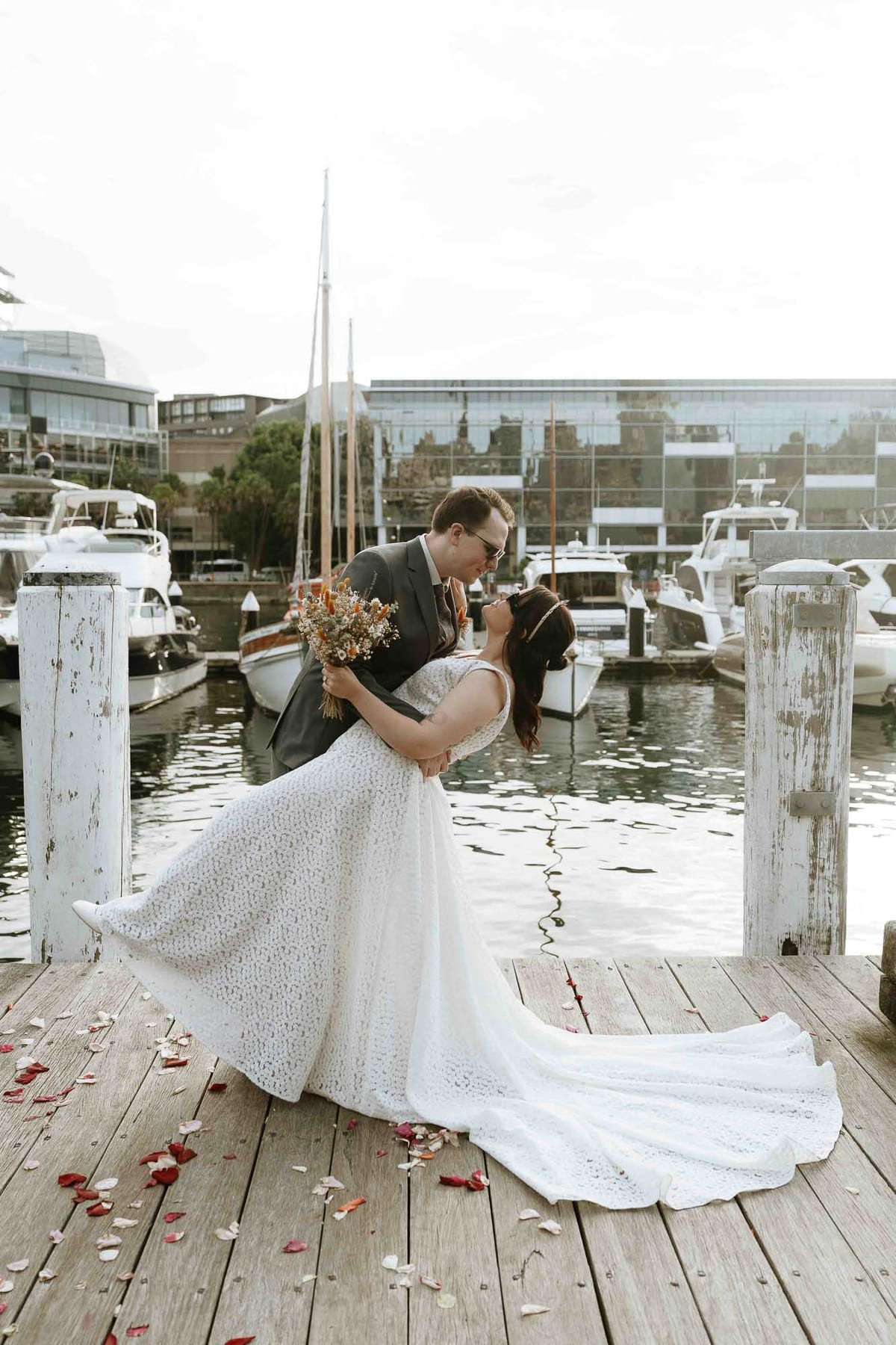Hayden and Emma's Sydney Wedding Featuring Vintage Cars and Reception at Tanuki Restaurant