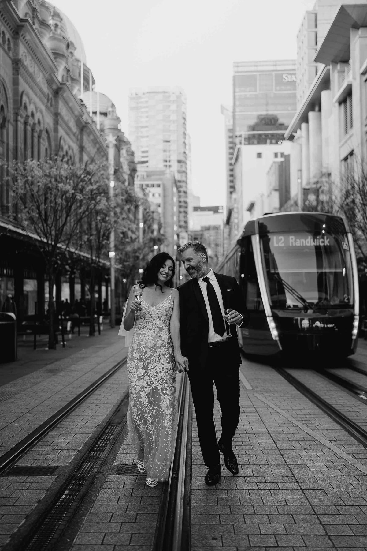 Lucy and Elliott's Elegant City Wedding at Reign at the QVB Sydney