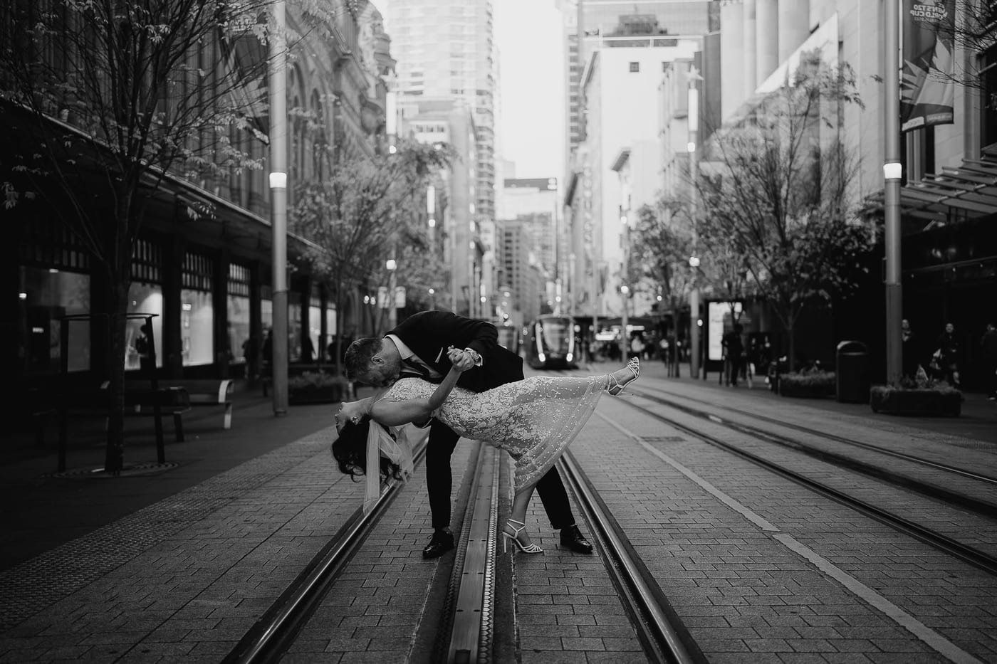 Lucy and Elliott's Elegant City Wedding at Reign at the QVB Sydney