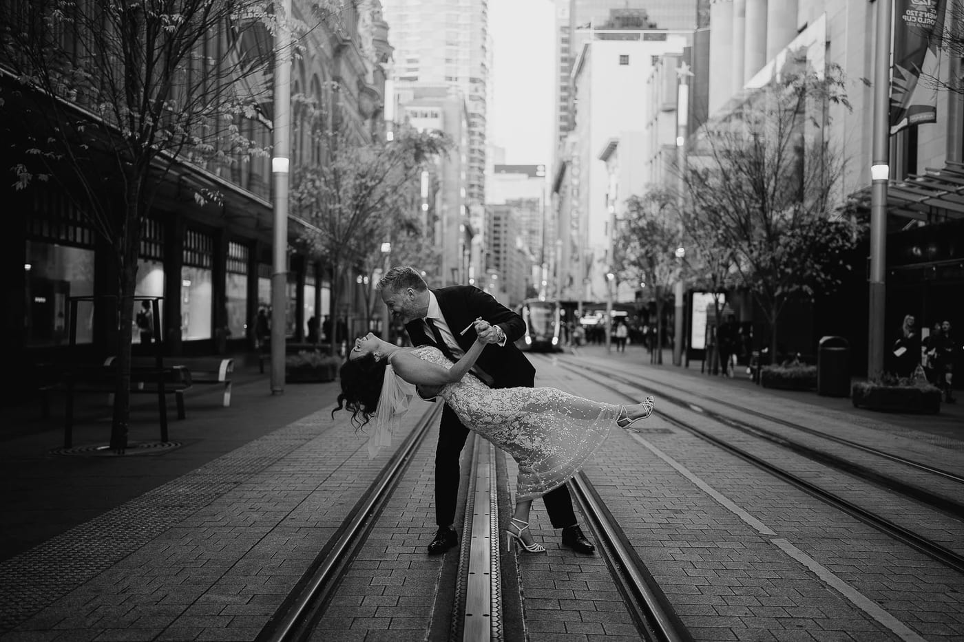 Lucy and Elliott's Elegant City Wedding at Reign at the QVB Sydney