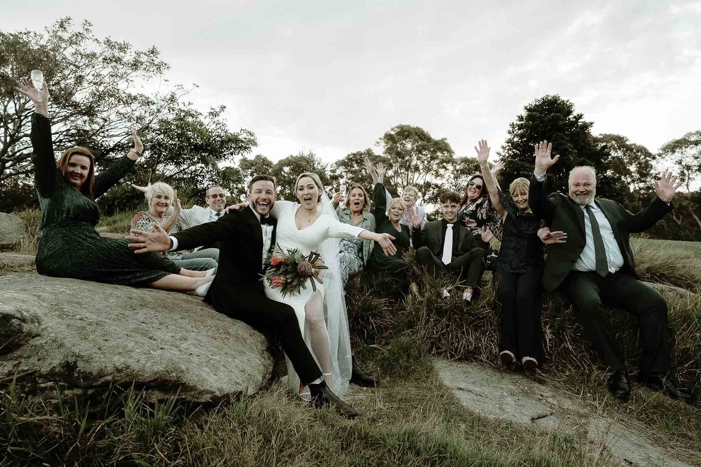 Luke and Rachel's Luxury Celebrity Wedding at Centennial Park Sydney