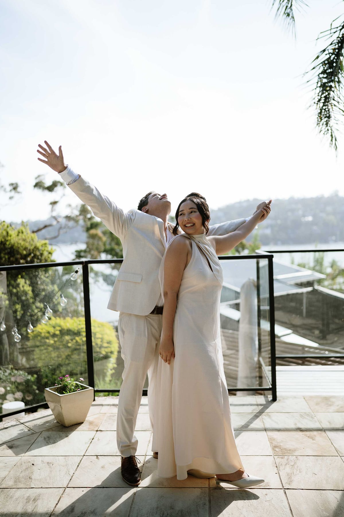 Joel and Maudy's Intimate Garden Wedding in North Sydney