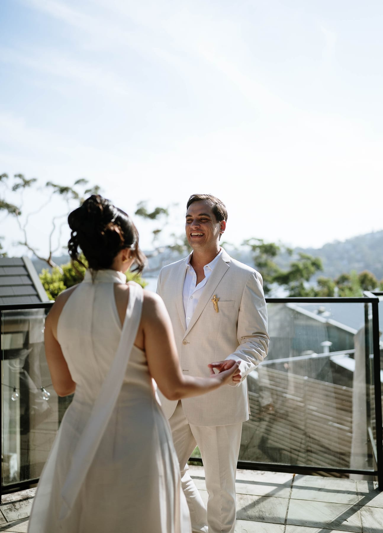 Joel and Maudy's Intimate Garden Wedding in North Sydney