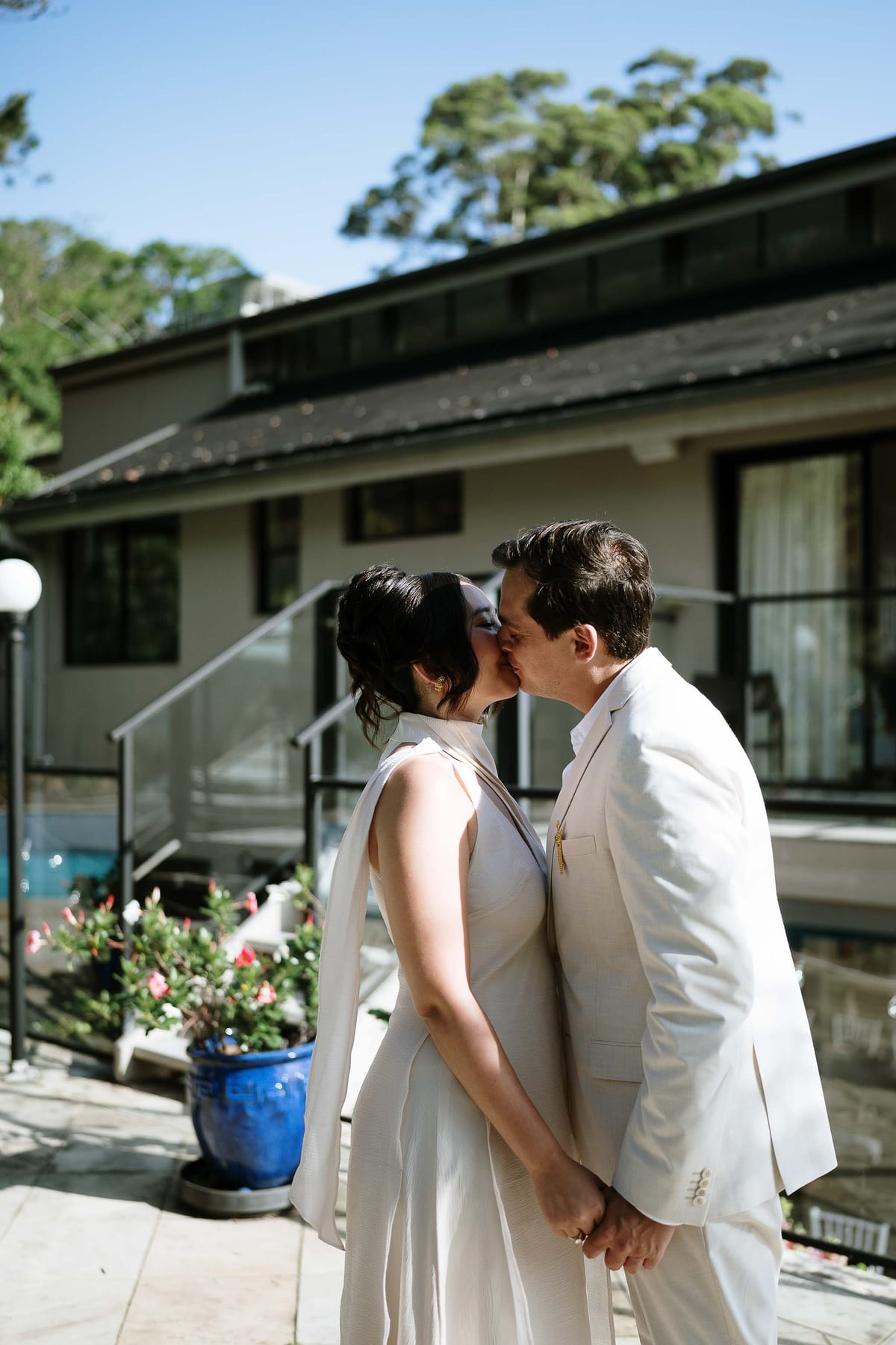 Joel and Maudy's Intimate Garden Wedding in North Sydney
