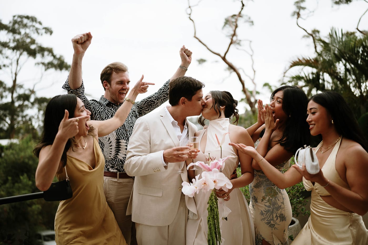 Joel and Maudy's Intimate Garden Wedding in North Sydney