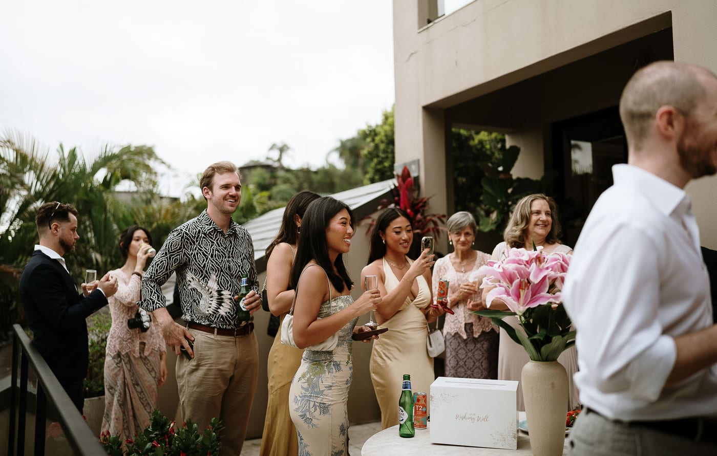 Joel and Maudy's Intimate Garden Wedding in North Sydney