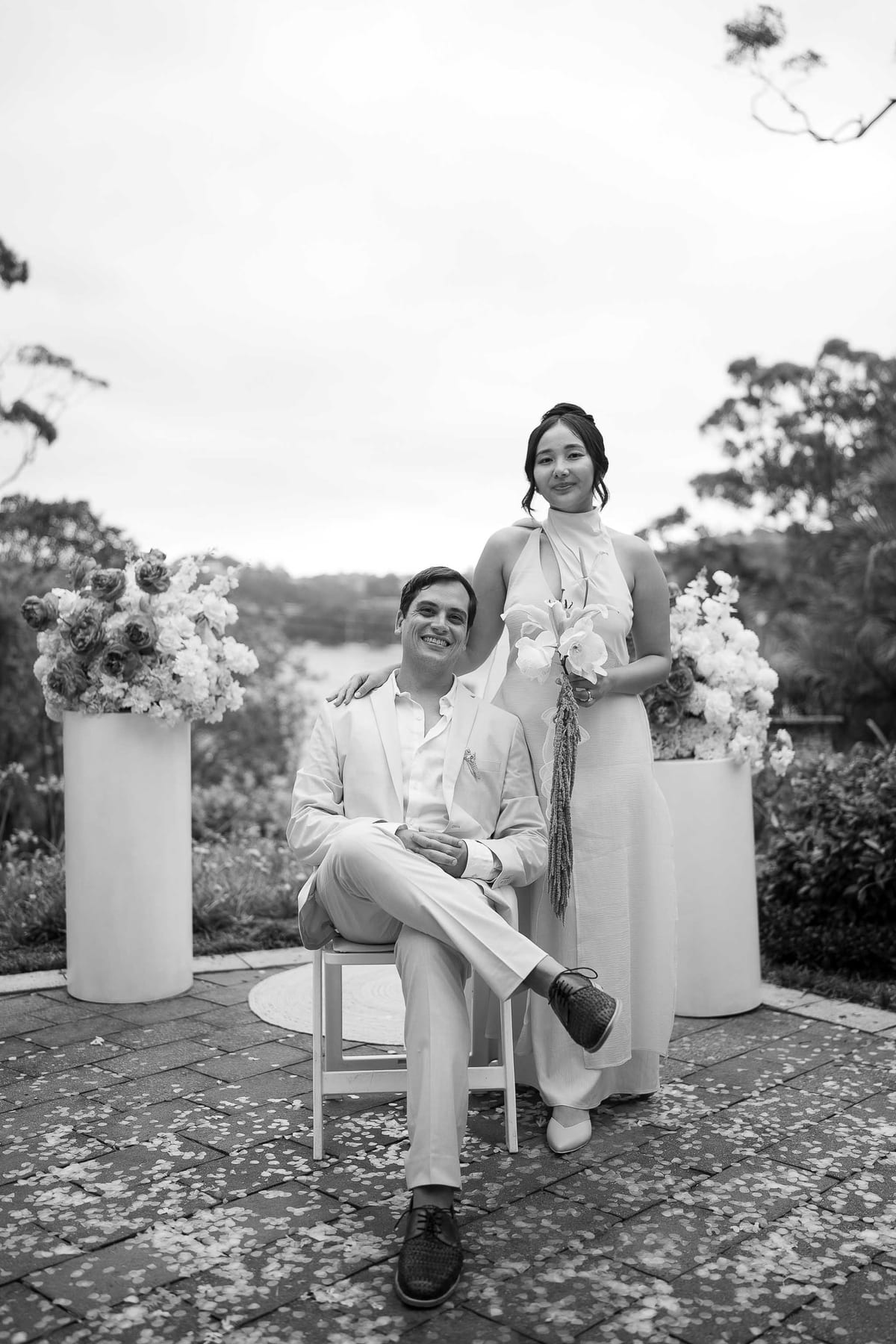 Joel and Maudy's Intimate Garden Wedding in North Sydney