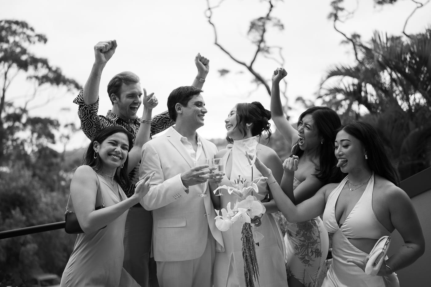 Joel and Maudy's Intimate Garden Wedding in North Sydney