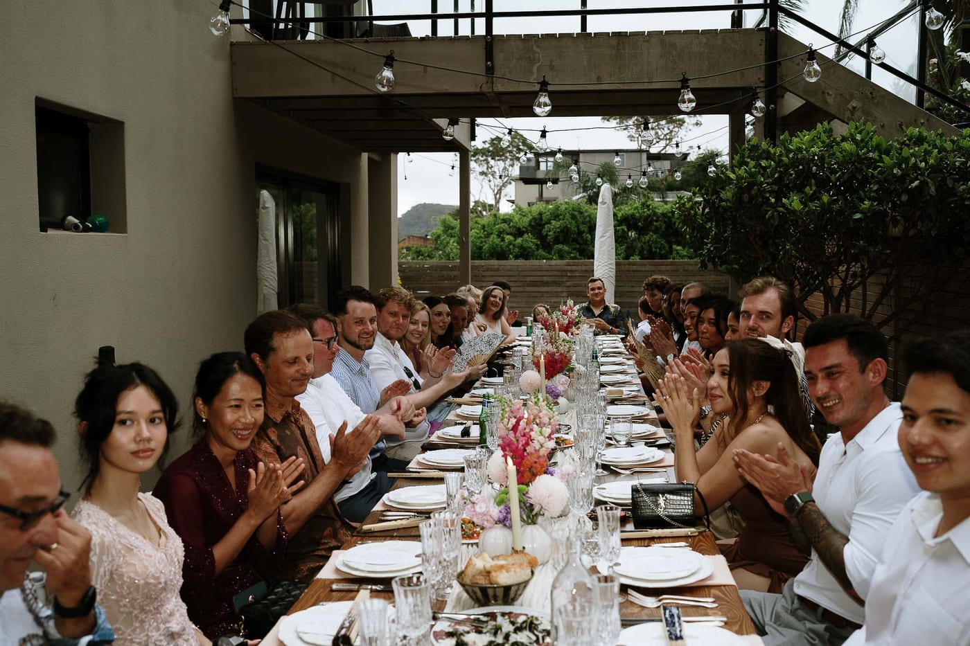 Joel and Maudy's Intimate Garden Wedding in North Sydney