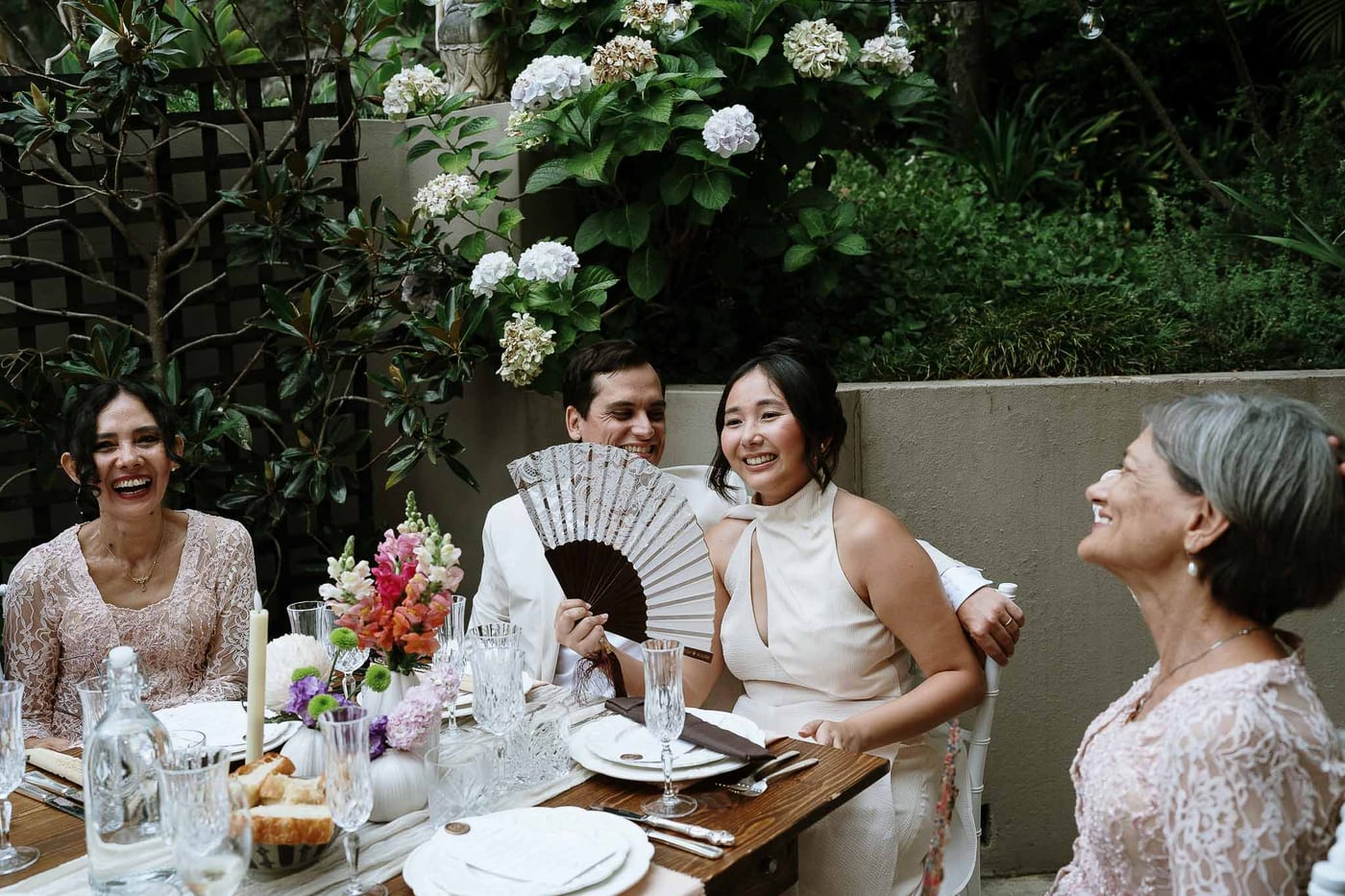 Joel and Maudy's Intimate Garden Wedding in North Sydney