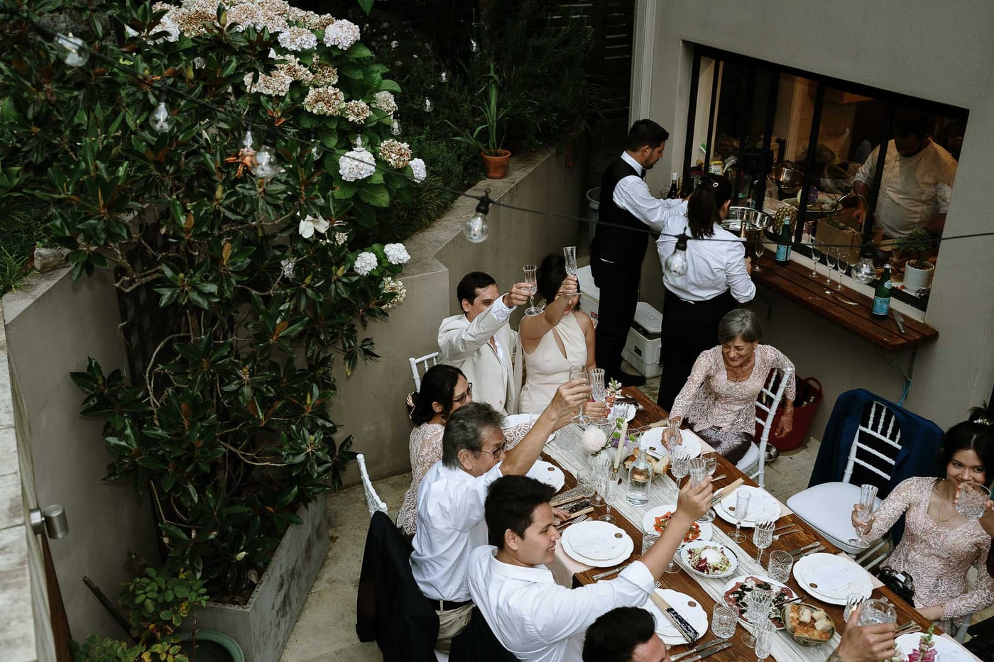 Joel and Maudy's Intimate Garden Wedding in North Sydney