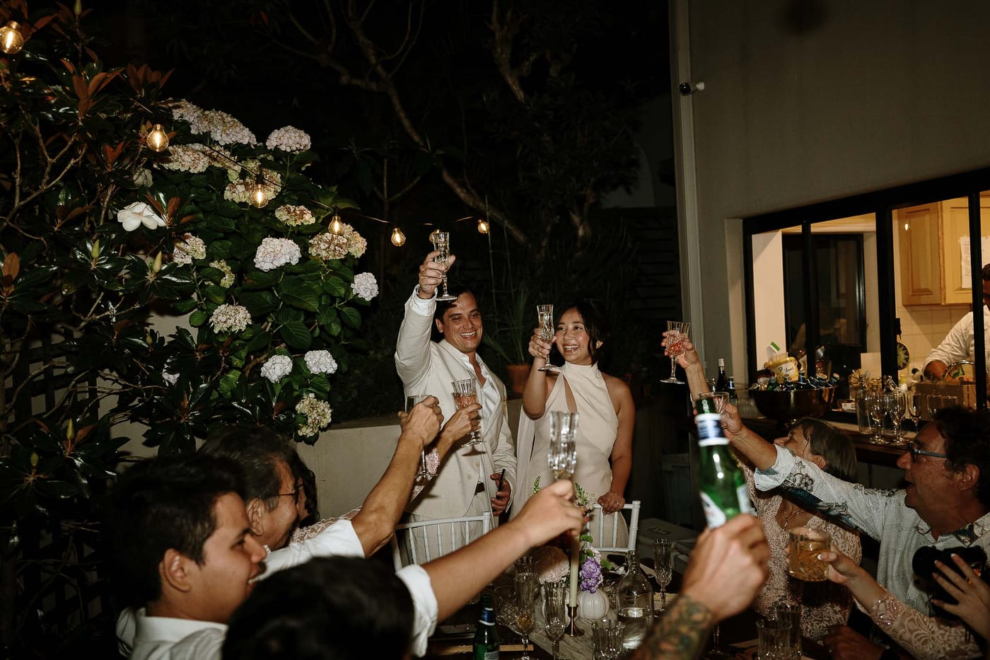 Joel and Maudy's Intimate Garden Wedding in North Sydney