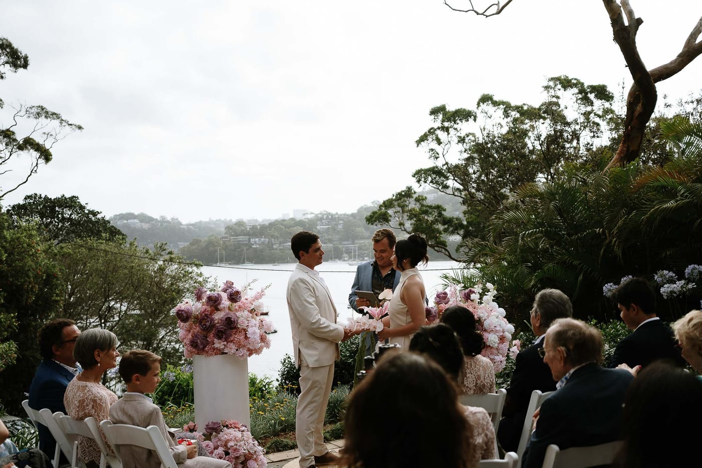 Joel and Maudy's Intimate Garden Wedding in North Sydney