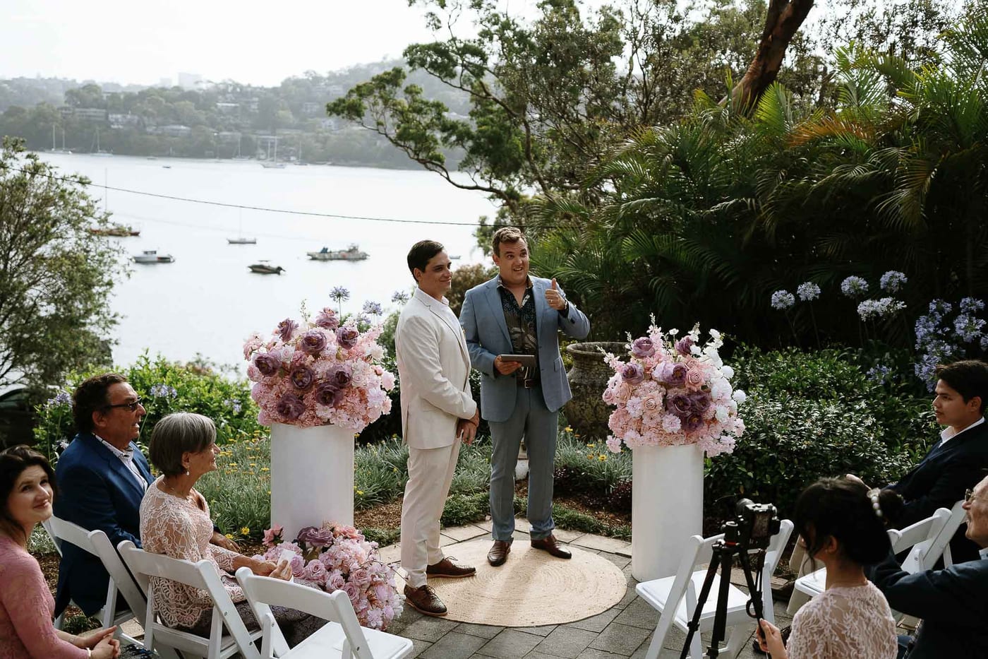 Joel and Maudy's Intimate Garden Wedding in North Sydney