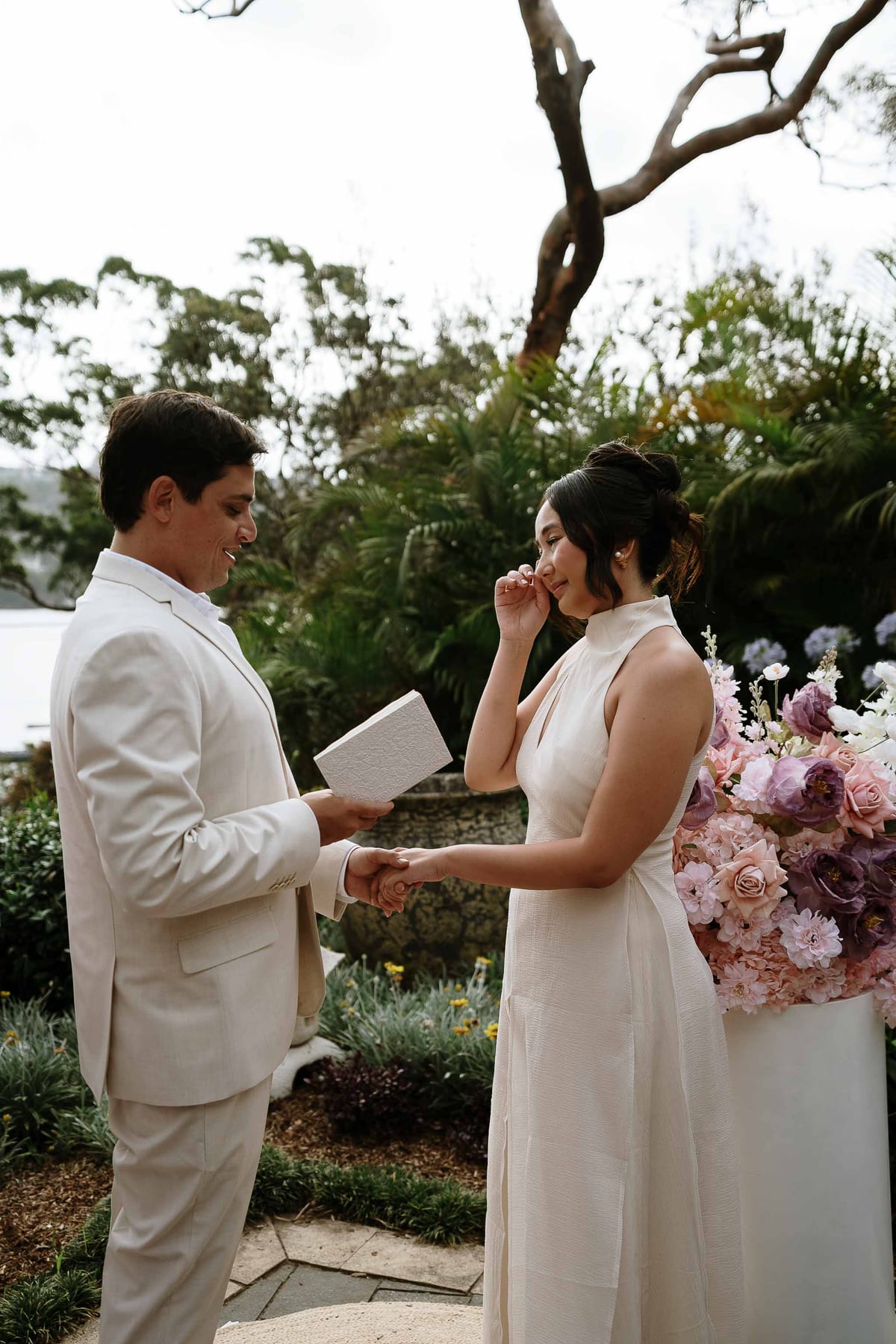 Joel and Maudy's Intimate Garden Wedding in North Sydney