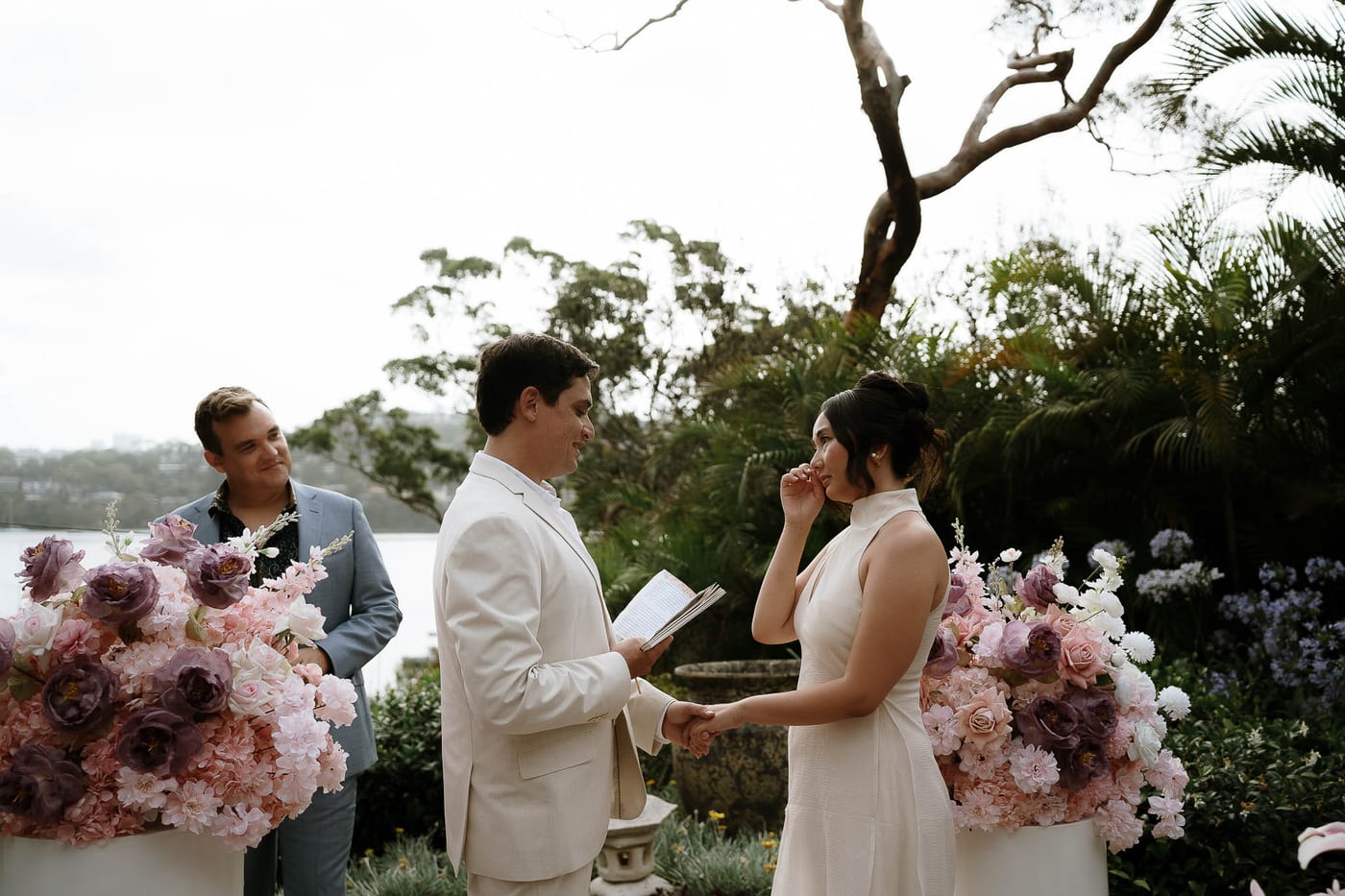 Joel and Maudy's Intimate Garden Wedding in North Sydney