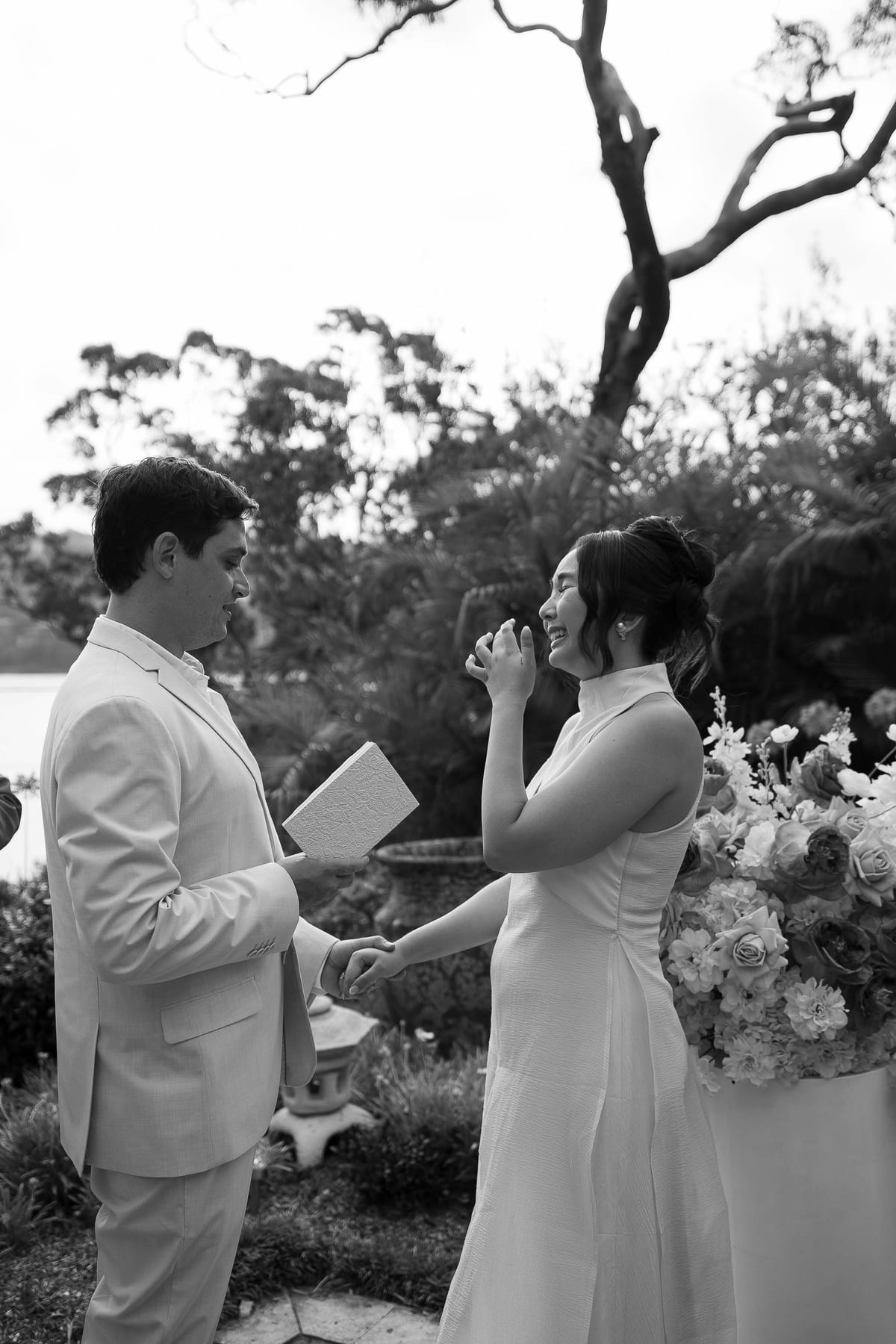Joel and Maudy's Intimate Garden Wedding in North Sydney