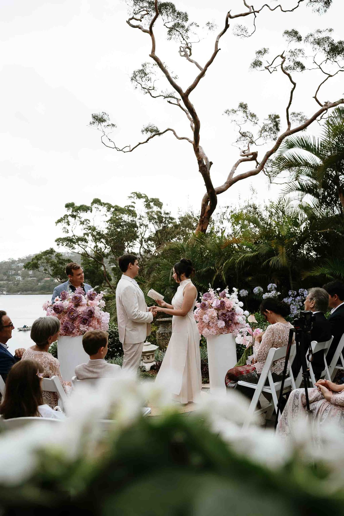 Joel and Maudy's Intimate Garden Wedding in North Sydney
