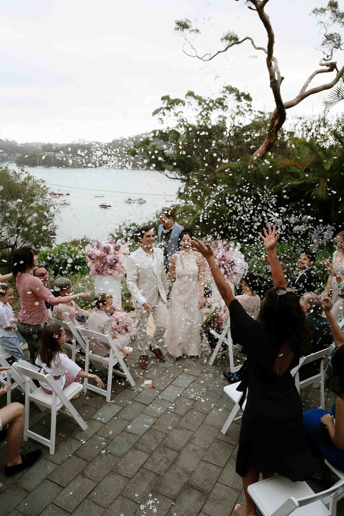 Joel and Maudy's Intimate Garden Wedding in North Sydney