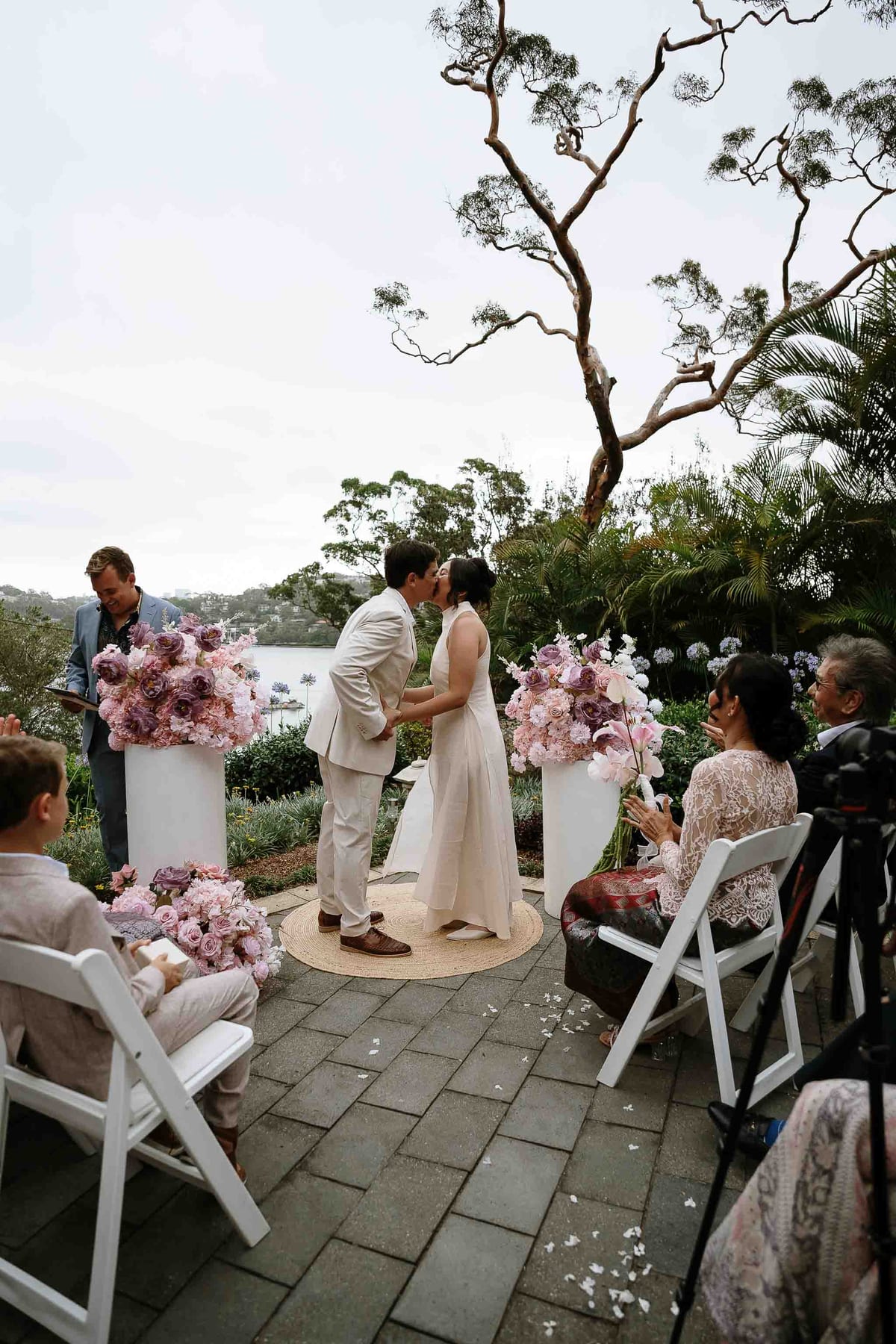 Joel and Maudy's Intimate Garden Wedding in North Sydney