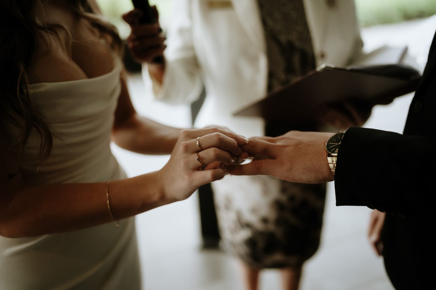 Dylan and Tayoni's Romantic Garden Style Wedding with Cinematic Golf Course Views