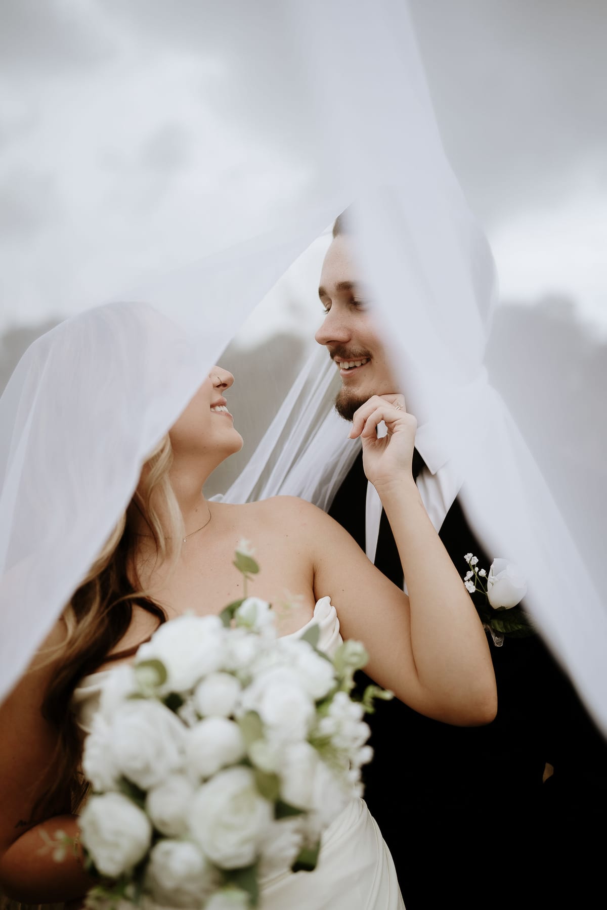 Dylan and Tayoni's Romantic Garden Style Wedding with Cinematic Golf Course Views