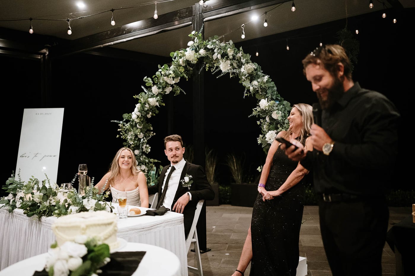 Dylan and Tayoni's Romantic Garden Style Wedding with Cinematic Golf Course Views