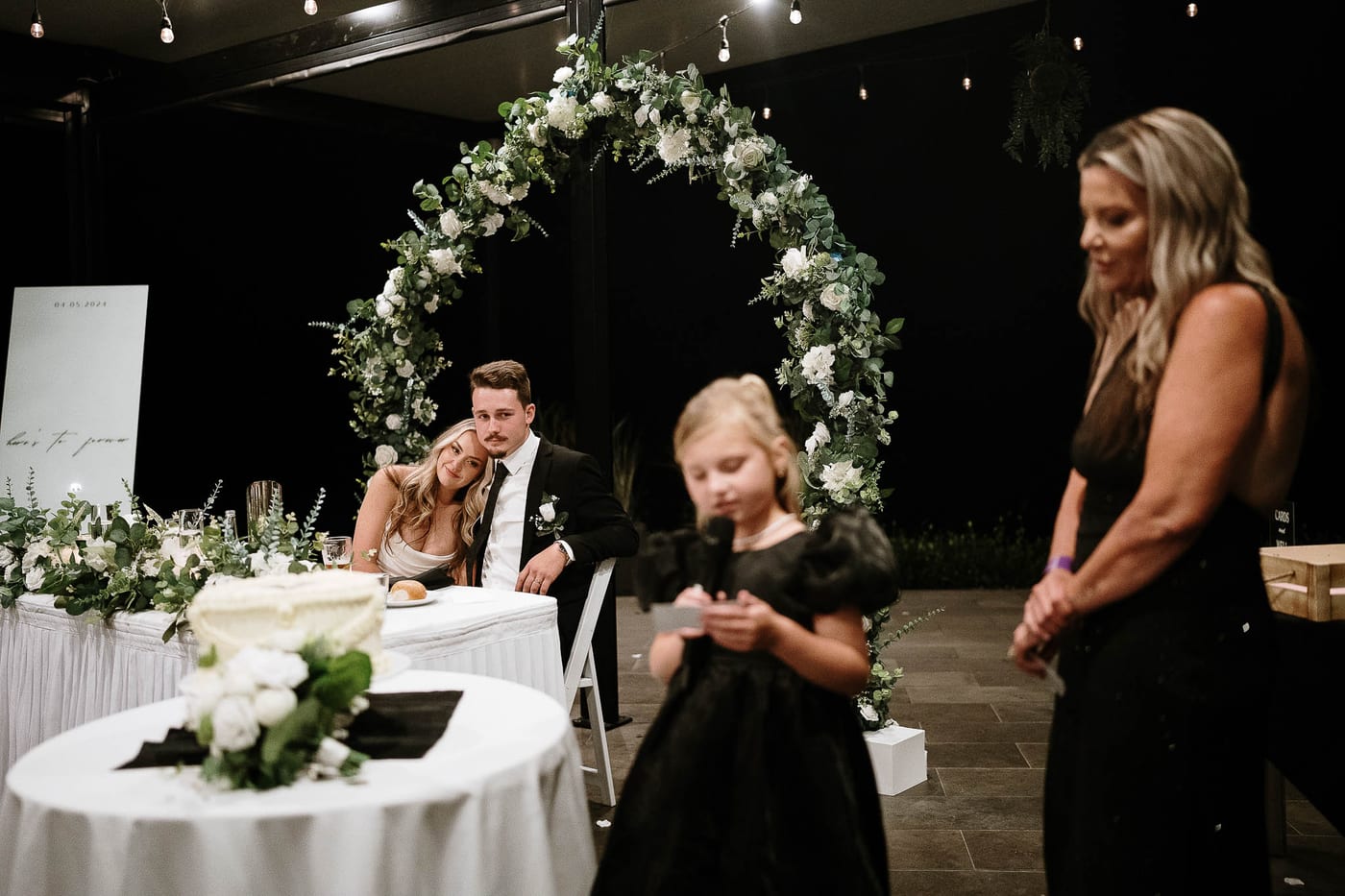 Dylan and Tayoni's Romantic Garden Style Wedding with Cinematic Golf Course Views