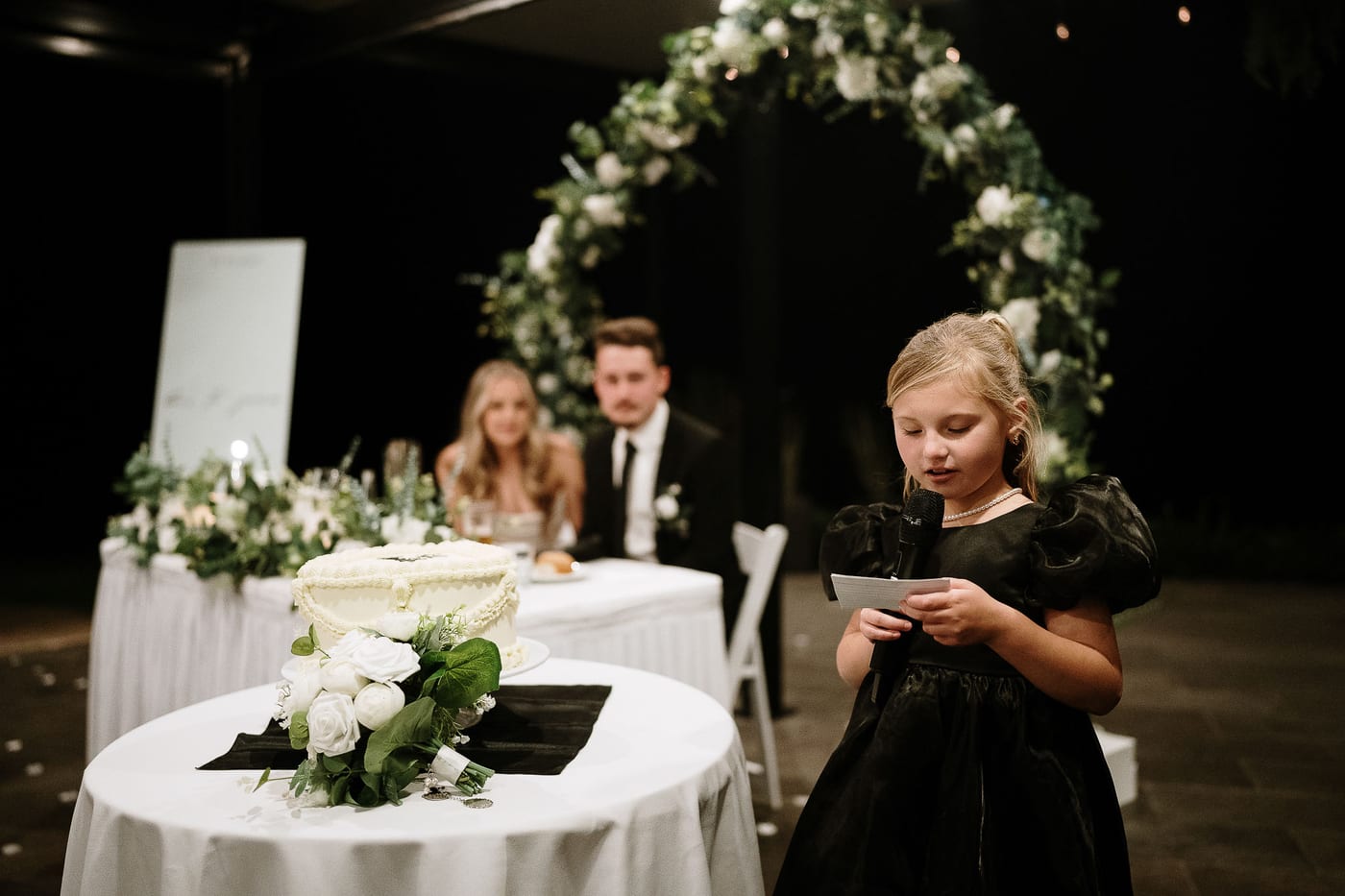 Dylan and Tayoni's Romantic Garden Style Wedding with Cinematic Golf Course Views