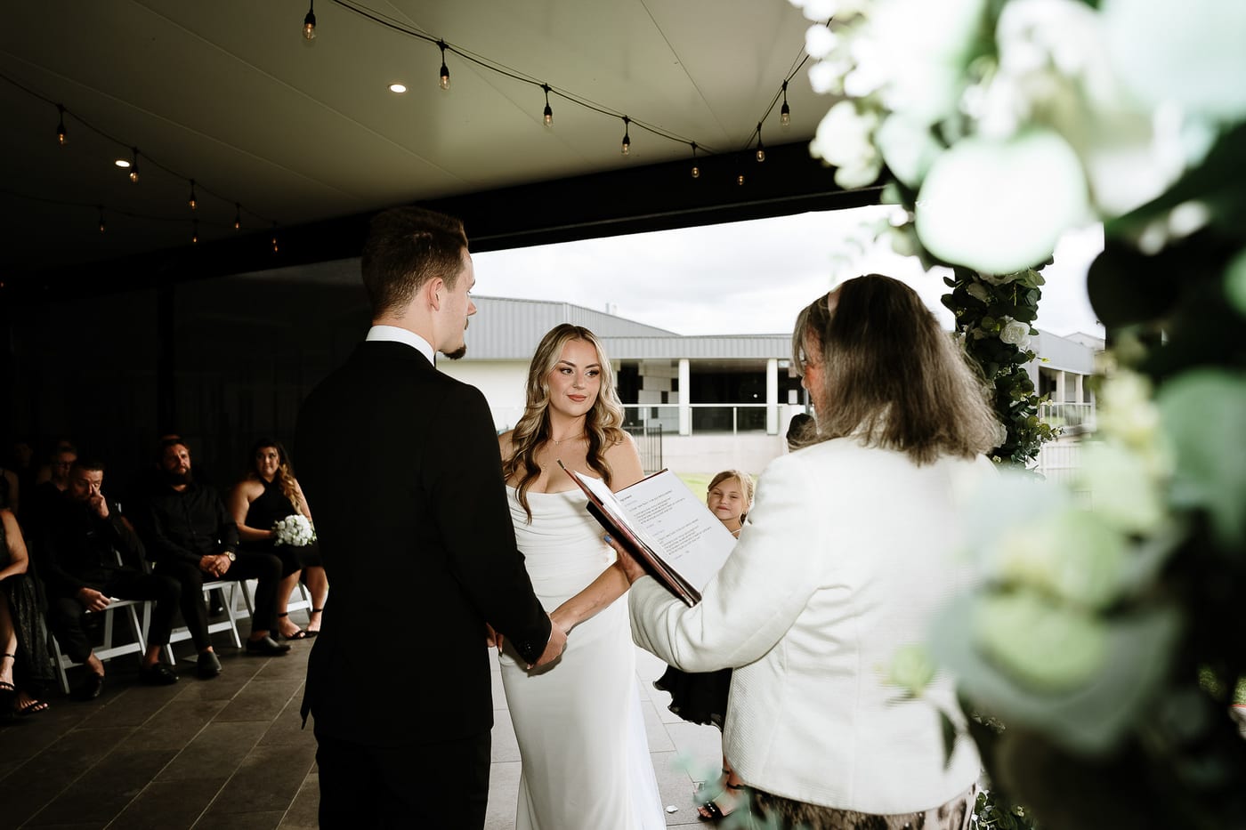 Dylan and Tayoni's Romantic Garden Style Wedding with Cinematic Golf Course Views