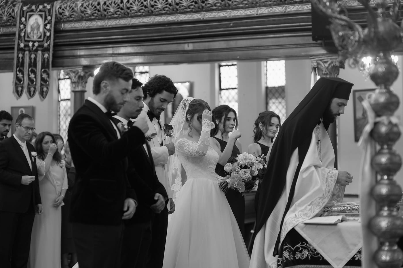 Maria and Harry's Greek Orthodox Wedding from Saint Sophia Church to Royal Botanic Garden Sydney and Queen Victoria Building Reception