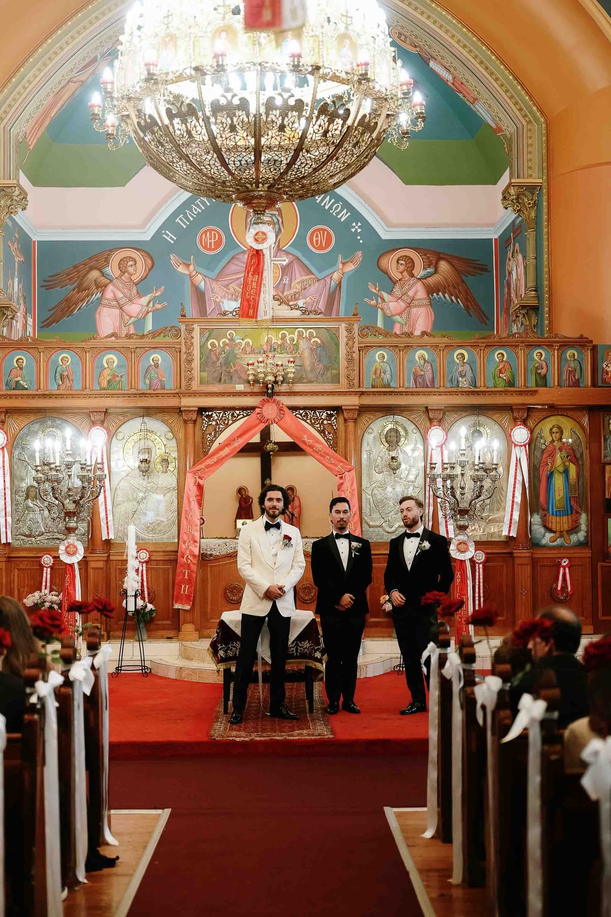 Maria and Harry's Greek Orthodox Wedding from Saint Sophia Church to Royal Botanic Garden Sydney and Queen Victoria Building Reception