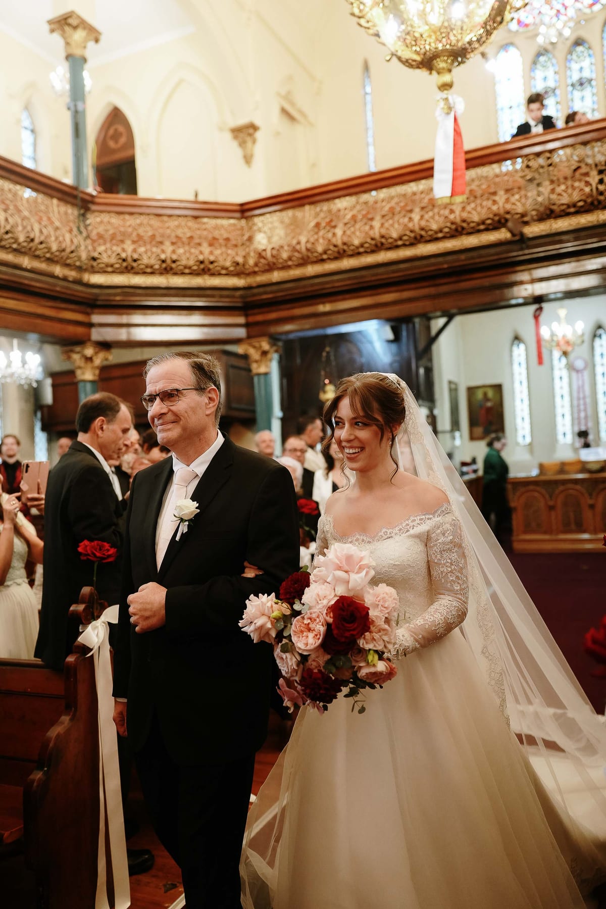 Maria and Harry's Greek Orthodox Wedding from Saint Sophia Church to Royal Botanic Garden Sydney and Queen Victoria Building Reception