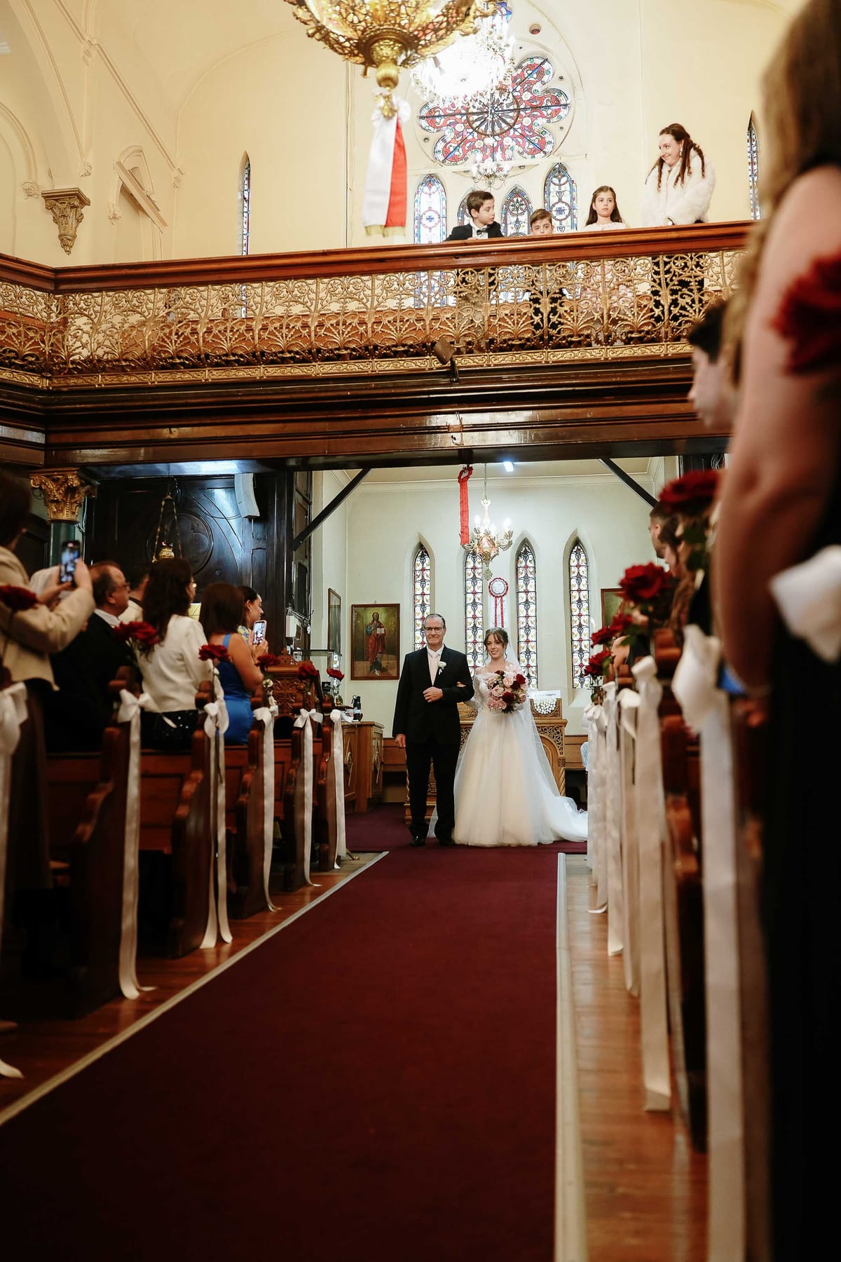 Maria and Harry's Greek Orthodox Wedding from Saint Sophia Church to Royal Botanic Garden Sydney and Queen Victoria Building Reception