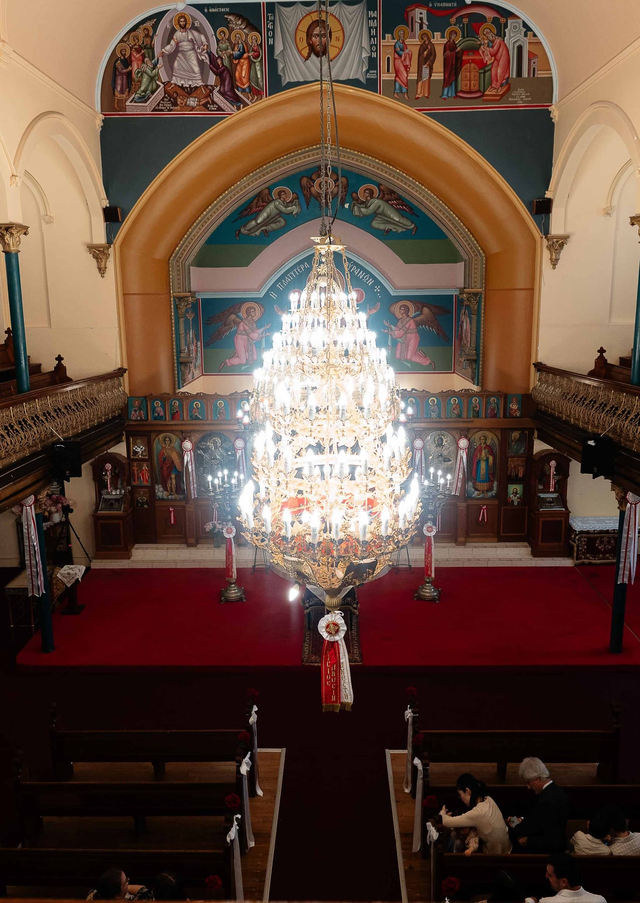 Maria and Harry's Greek Orthodox Wedding from Saint Sophia Church to Royal Botanic Garden Sydney and Queen Victoria Building Reception
