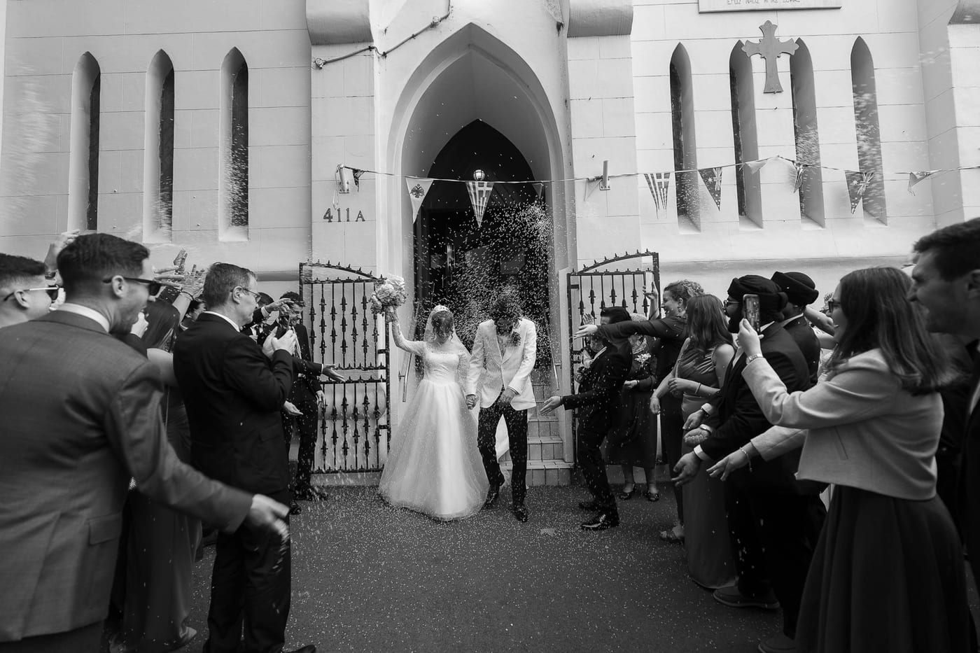 Maria and Harry's Greek Orthodox Wedding from Saint Sophia Church to Royal Botanic Garden Sydney and Queen Victoria Building Reception