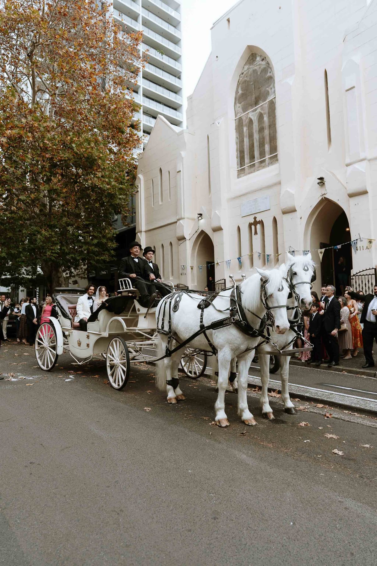 Maria and Harry's Greek Orthodox Wedding from Saint Sophia Church to Royal Botanic Garden Sydney and Queen Victoria Building Reception